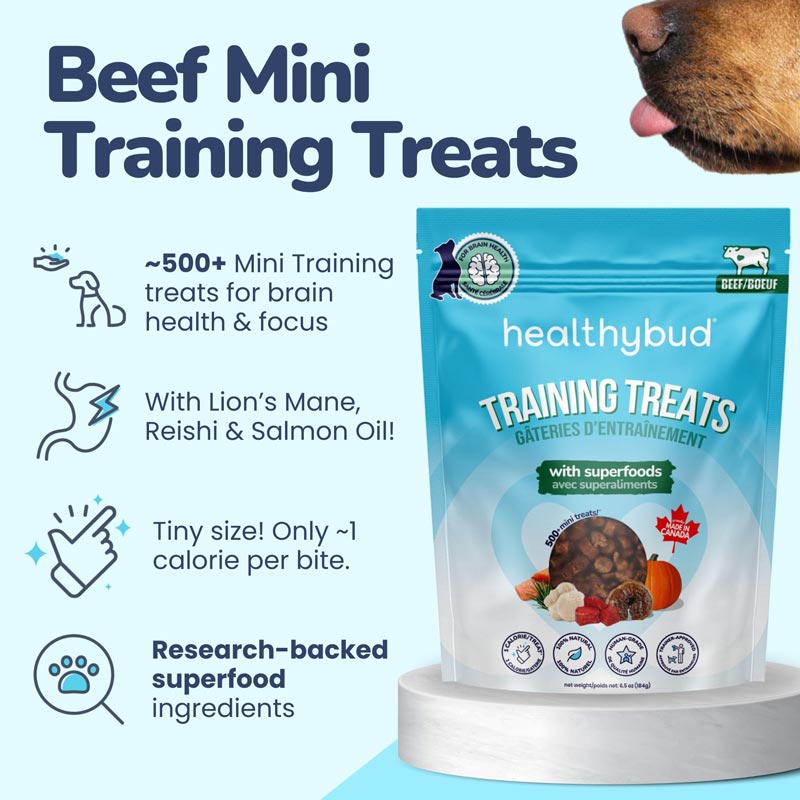 Functional Beef Mini Training Dog Treats (184g)