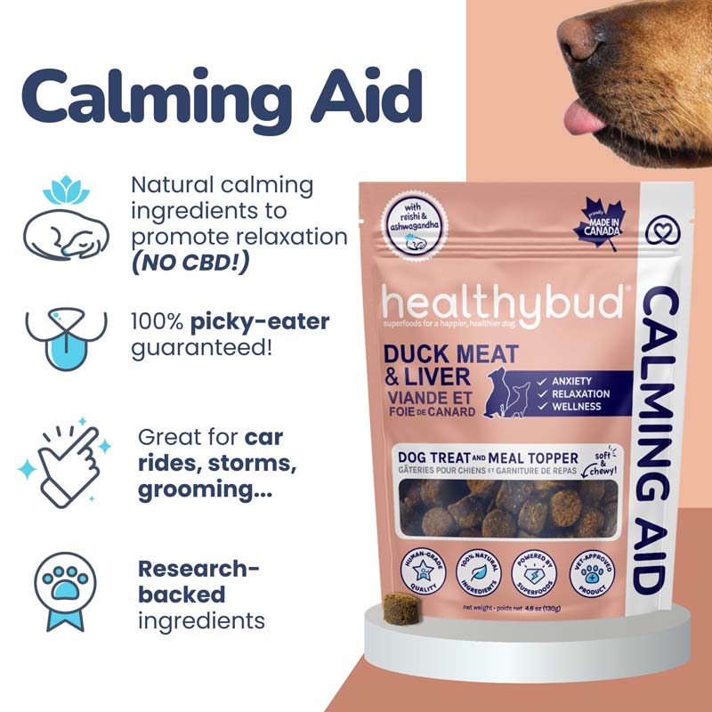 Functional Duck Calming Aid Dog Treats/Topper (130g)