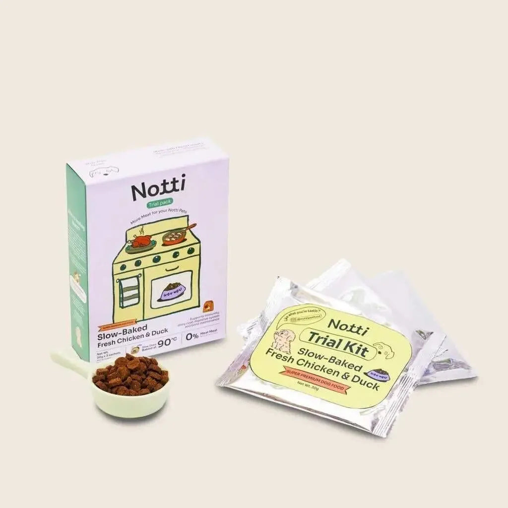 Notti Slow-baked Fresh Chicken & Duck Dog Dry Food (Super Premium)
