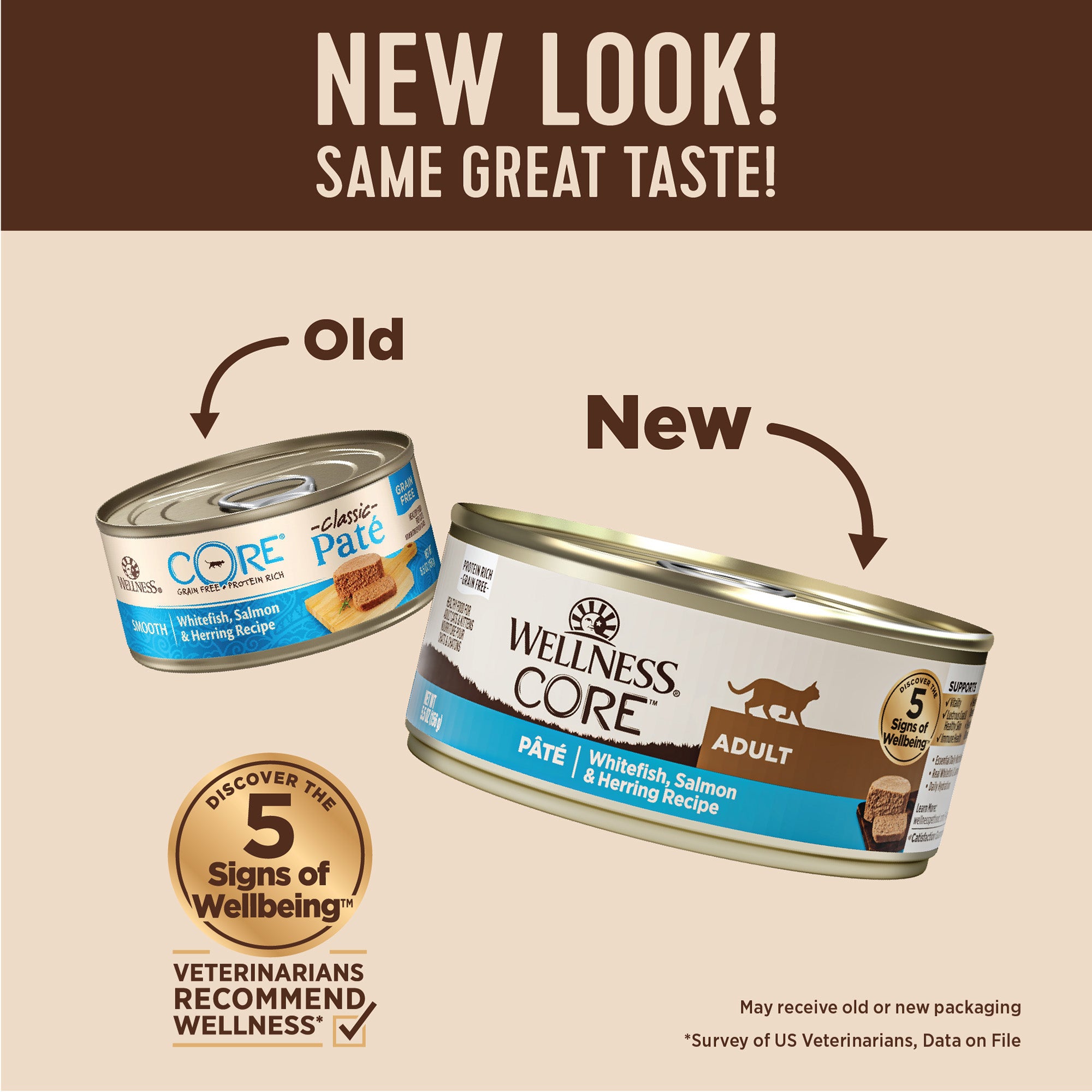 CORE® Classic Pâté Wet Cat Food | Whitefish, Salmon & Herring (5.5 oz)