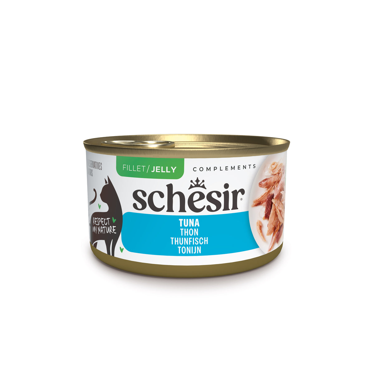 Schesir Complements Canned Wet Cat Food | Tuna in Jelly (70g)