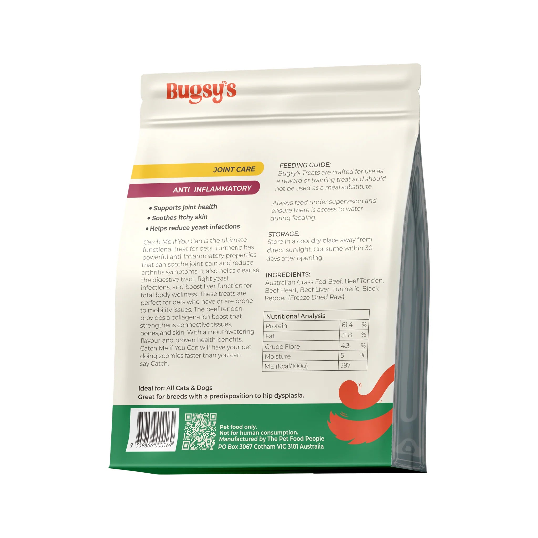 Joint Care | Beef & Turmeric Freeze Dried Treats For Dogs and Cats