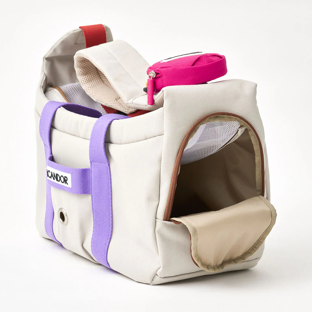 Peek-a-boo Pet Carrier - Plum Grey (2 Sizes)