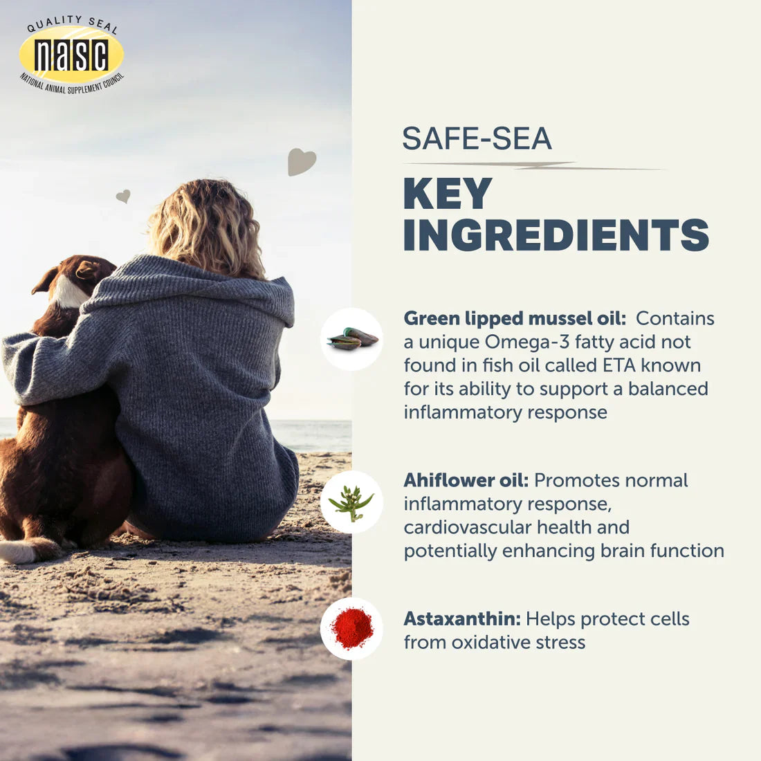 Safe-Sea Green Lipped Mussel Oil (Omega-3) For Dogs