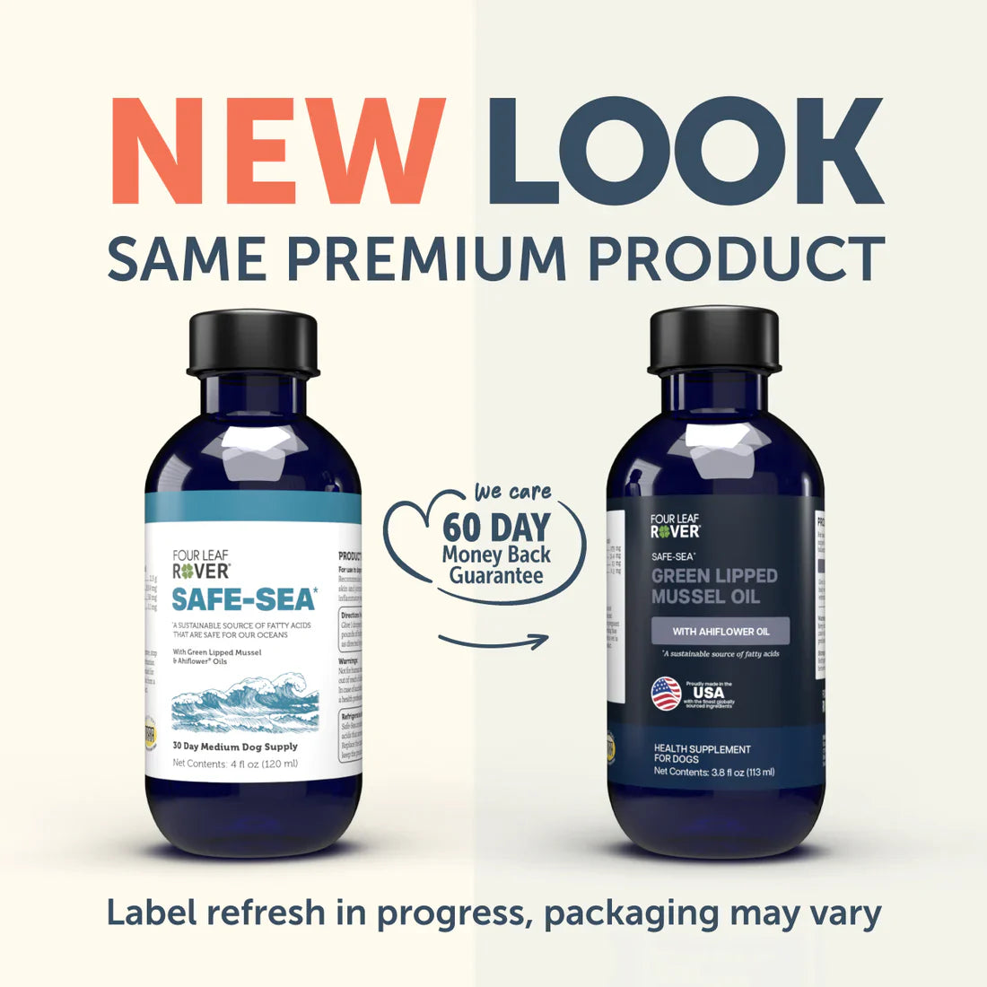 Safe-Sea Green Lipped Mussel Oil (Omega-3) For Dogs