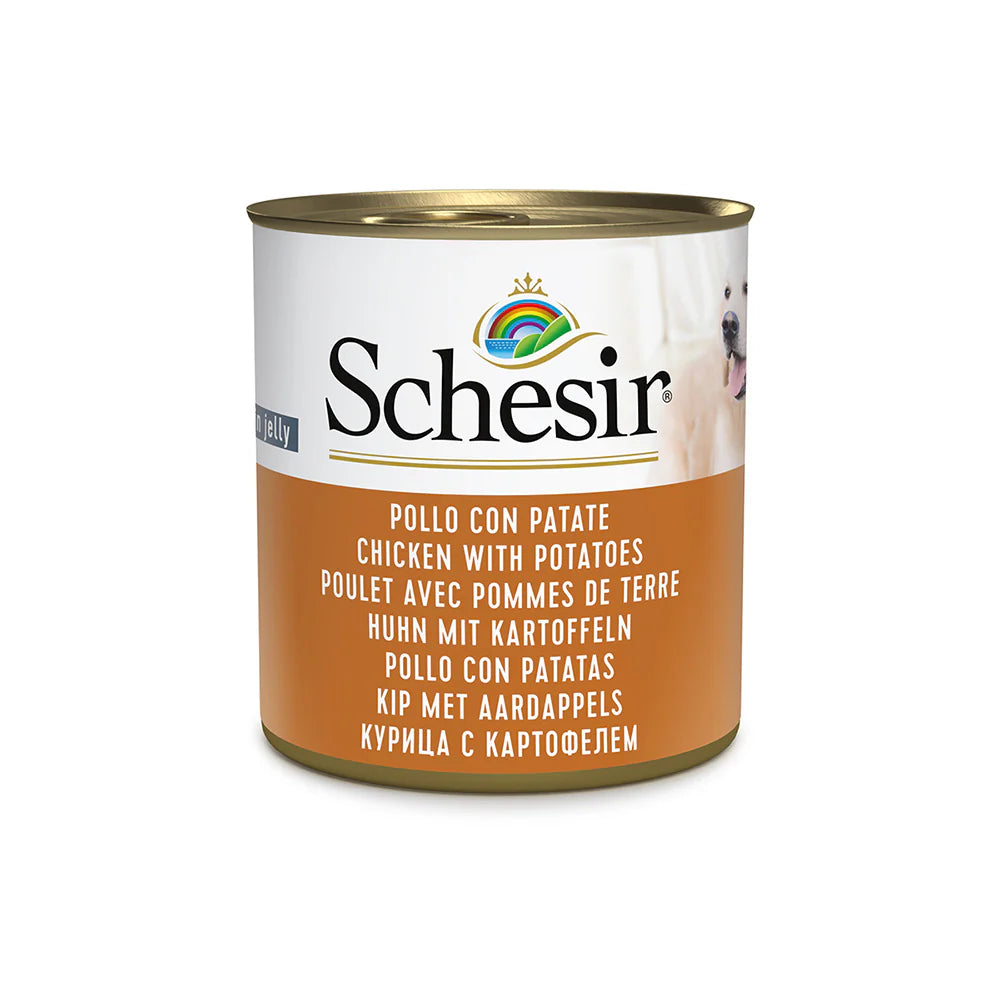 Schesir Chicken with Potatoes Canned Dog Food (285g)