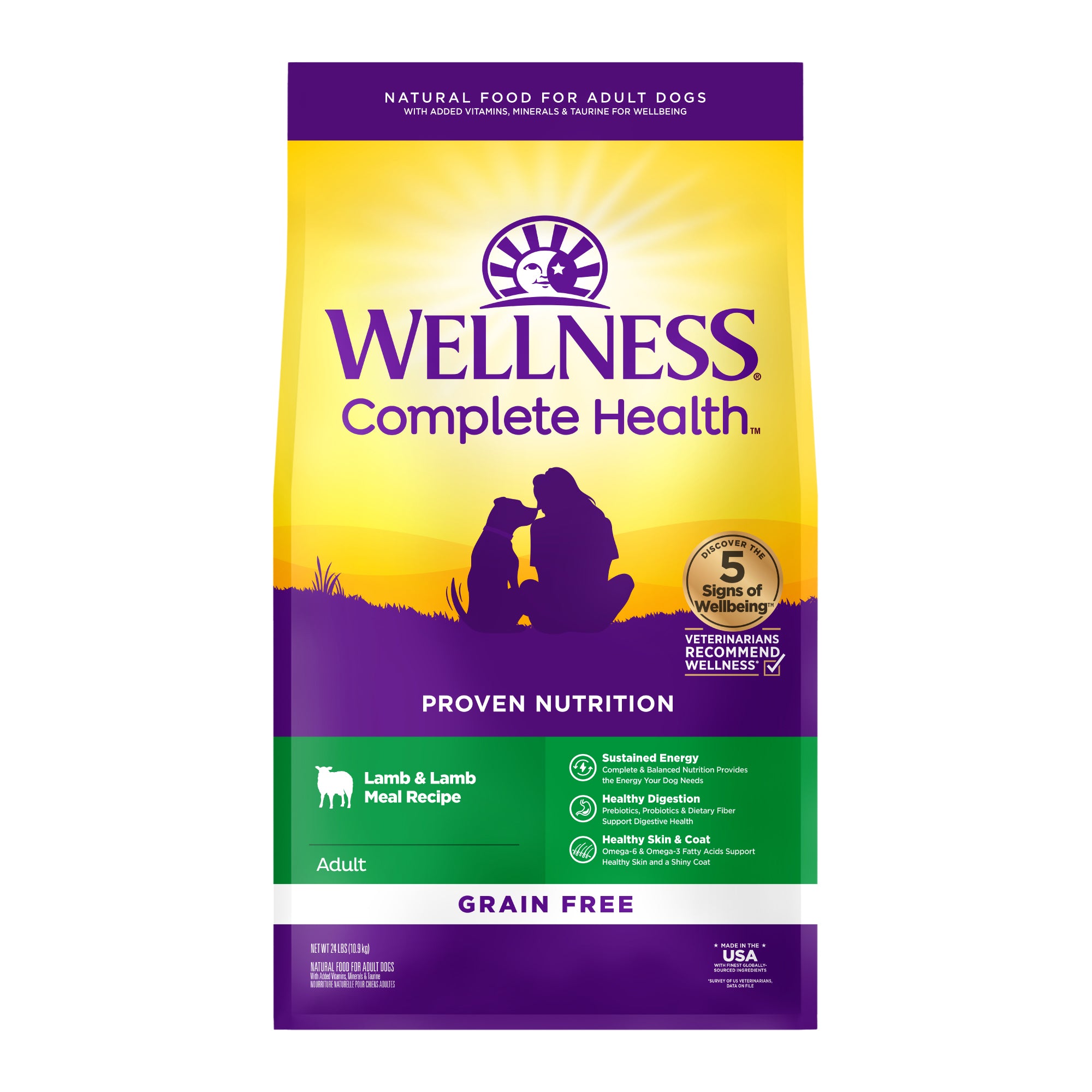 Complete Health Grain Free Adult Lamb & Lamb Meal Dry Dog Food