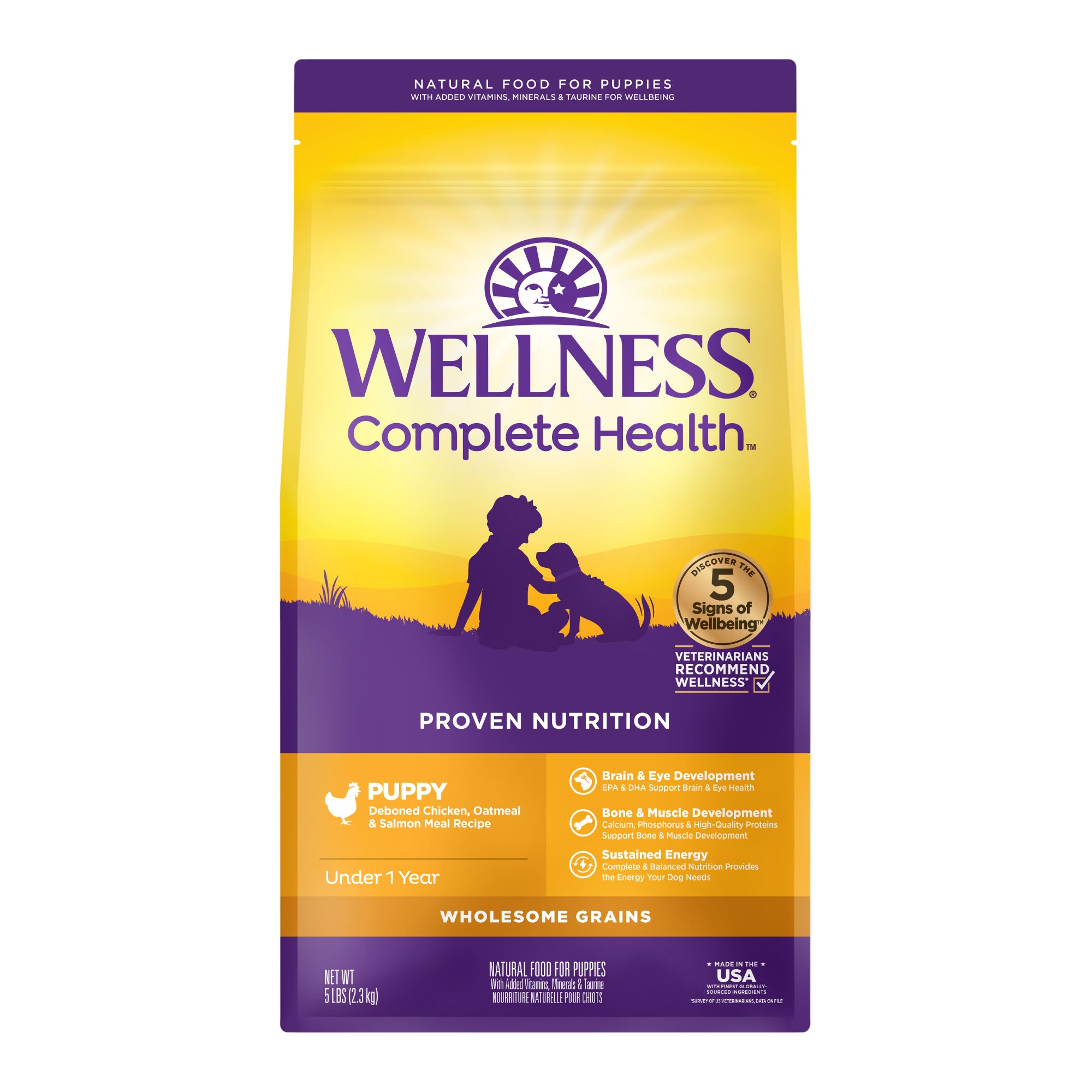 Complete Health Puppy Chicken, Oatmeal & Salmon Dry Dog Food