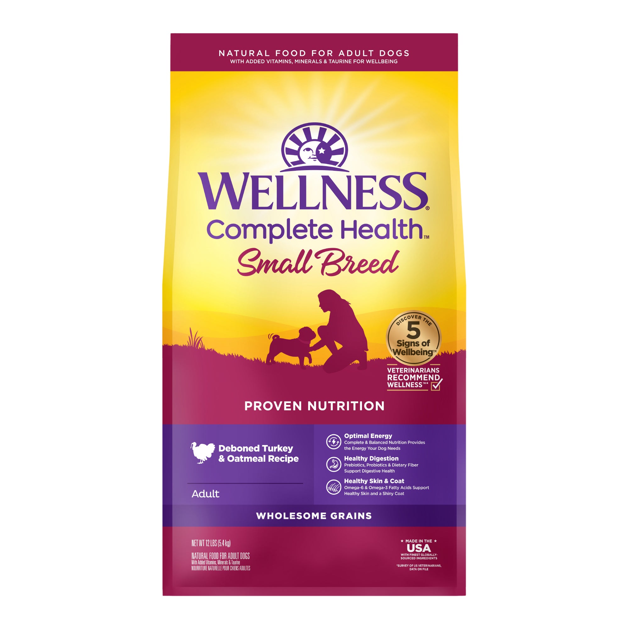 Complete Health Small Breed Adult Turkey & Oatmeal Dry Dog Food