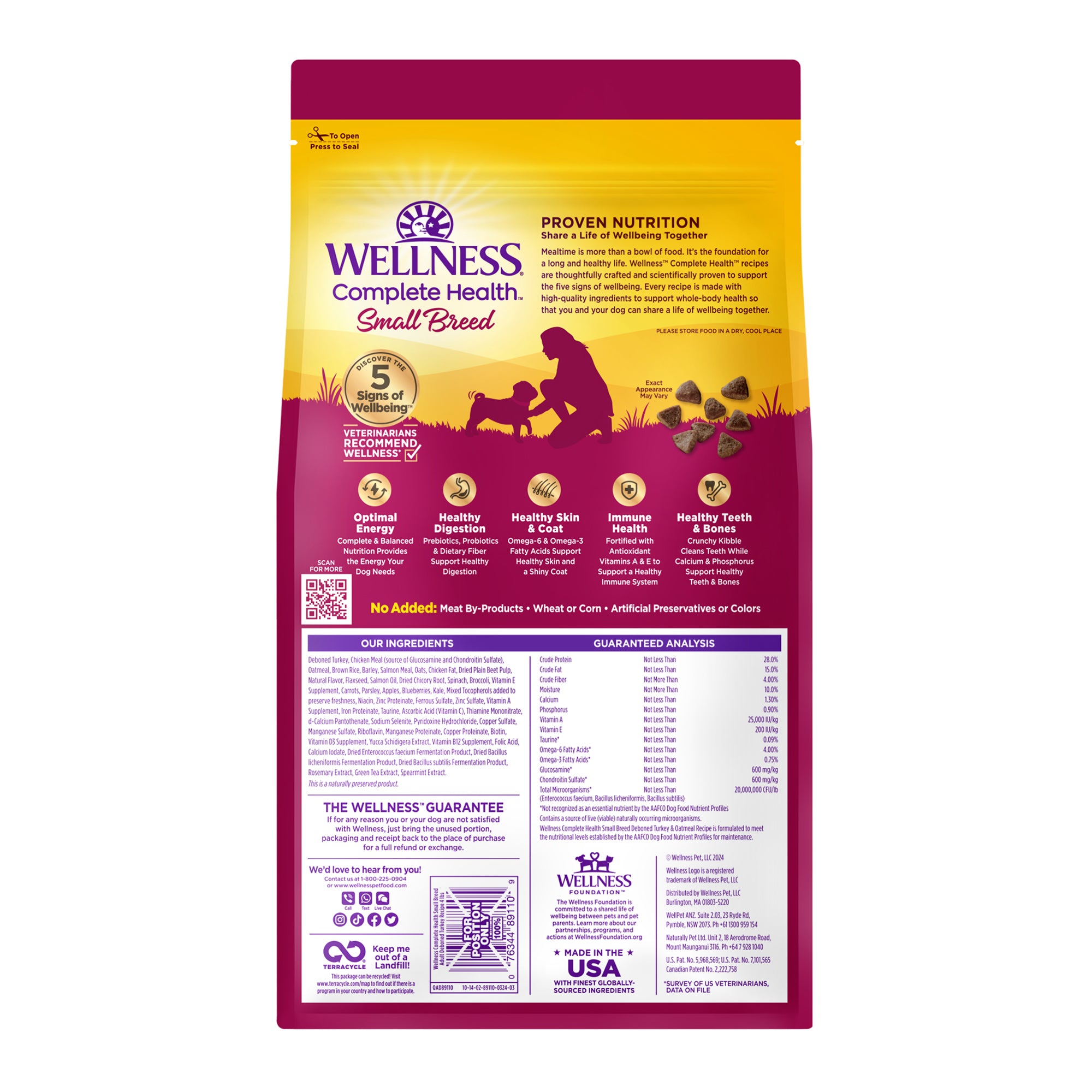 Complete Health Small Breed Adult Turkey & Oatmeal Dry Dog Food