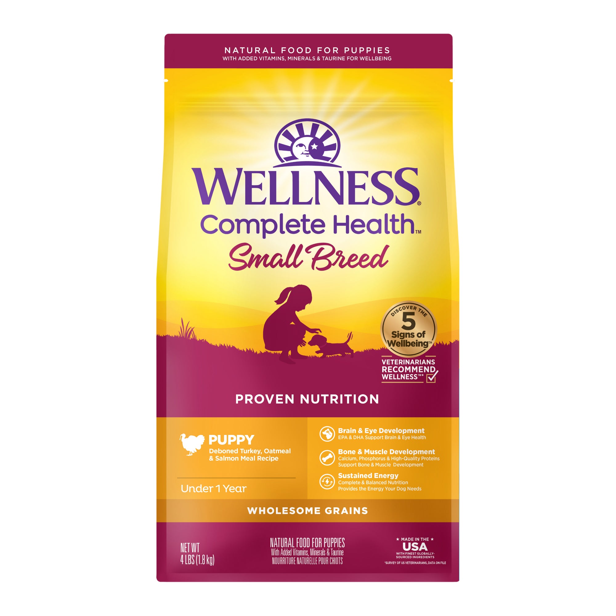 Complete Health Small Breed Puppy Dry Dog Food (4lb)