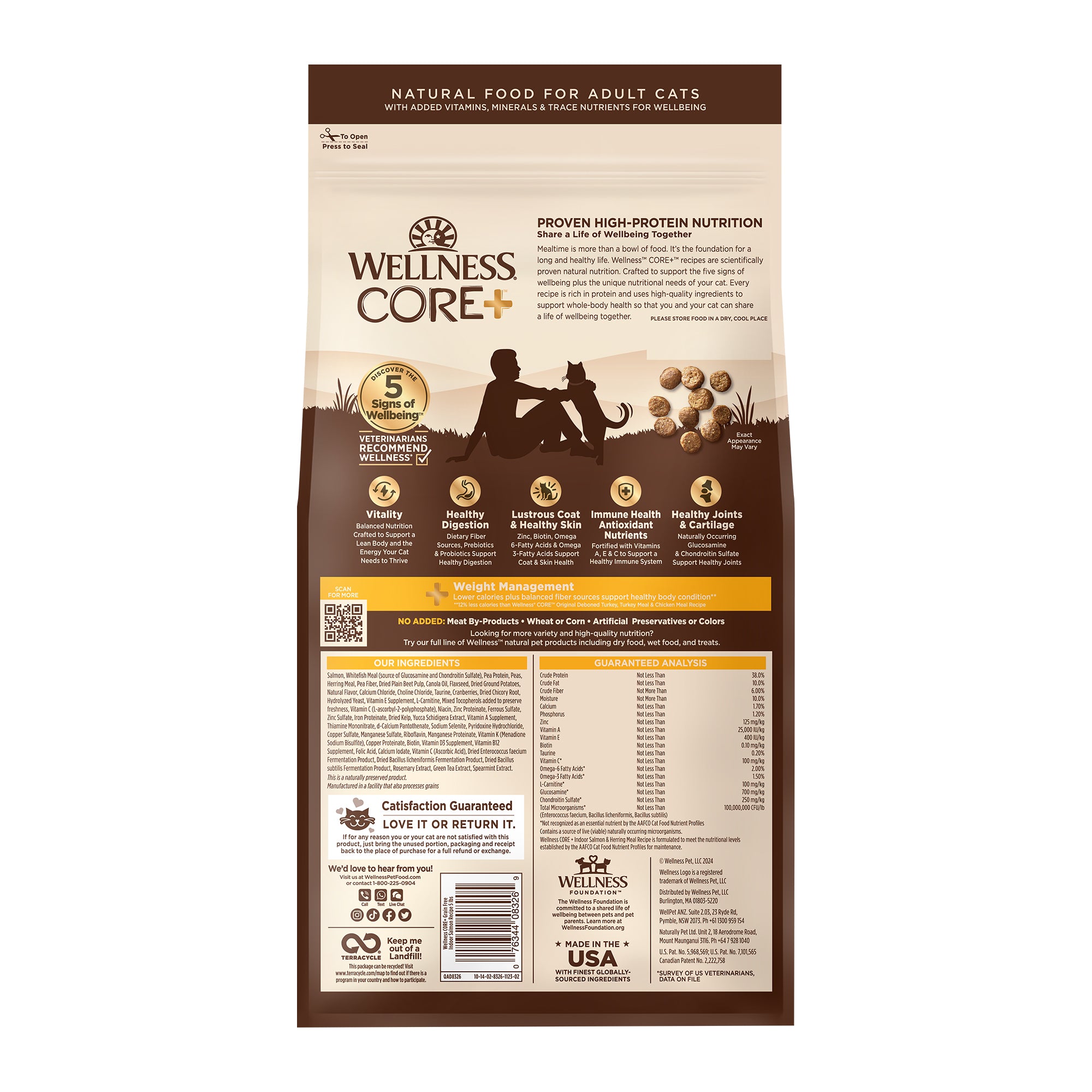 CORE® Indoor Salmon & Herring Grain-Free Dry Cat Food