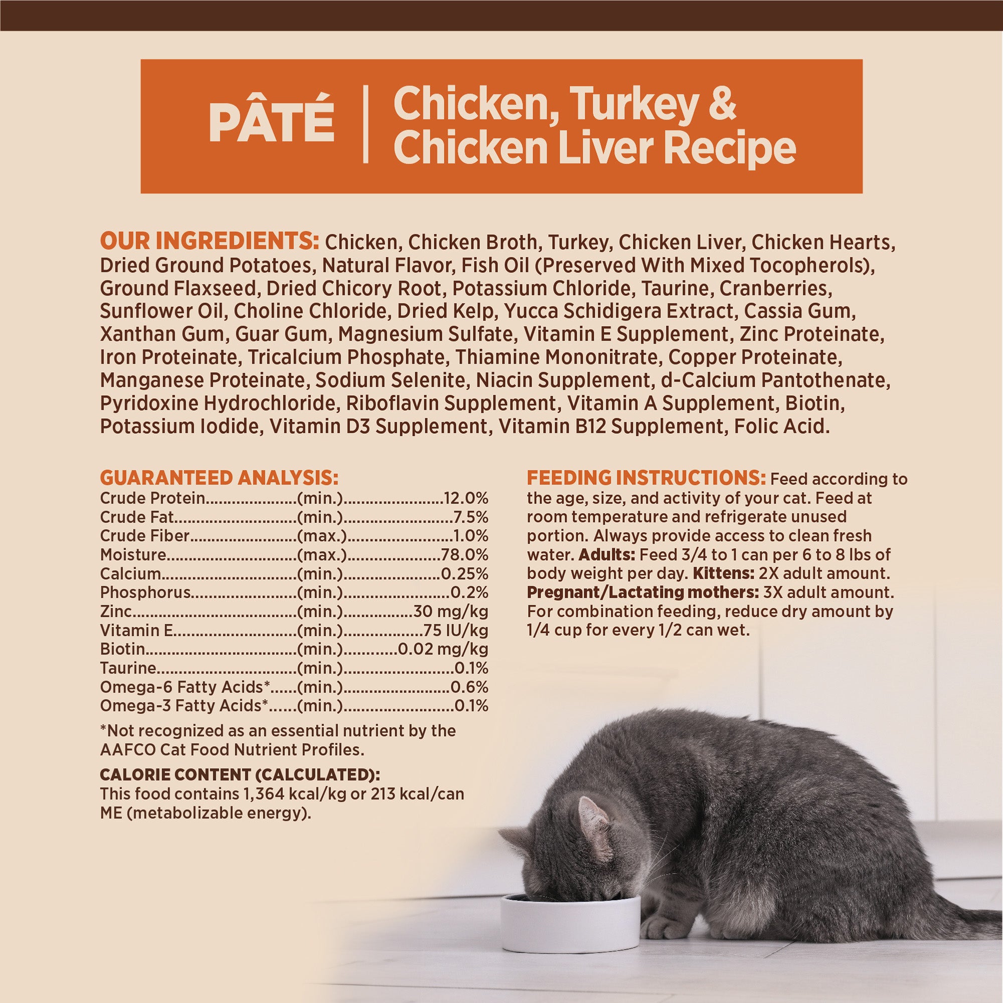 CORE® Classic Pâté Wet Cat Food | Chicken, Turkey & Chicken Liver (5.5 oz)