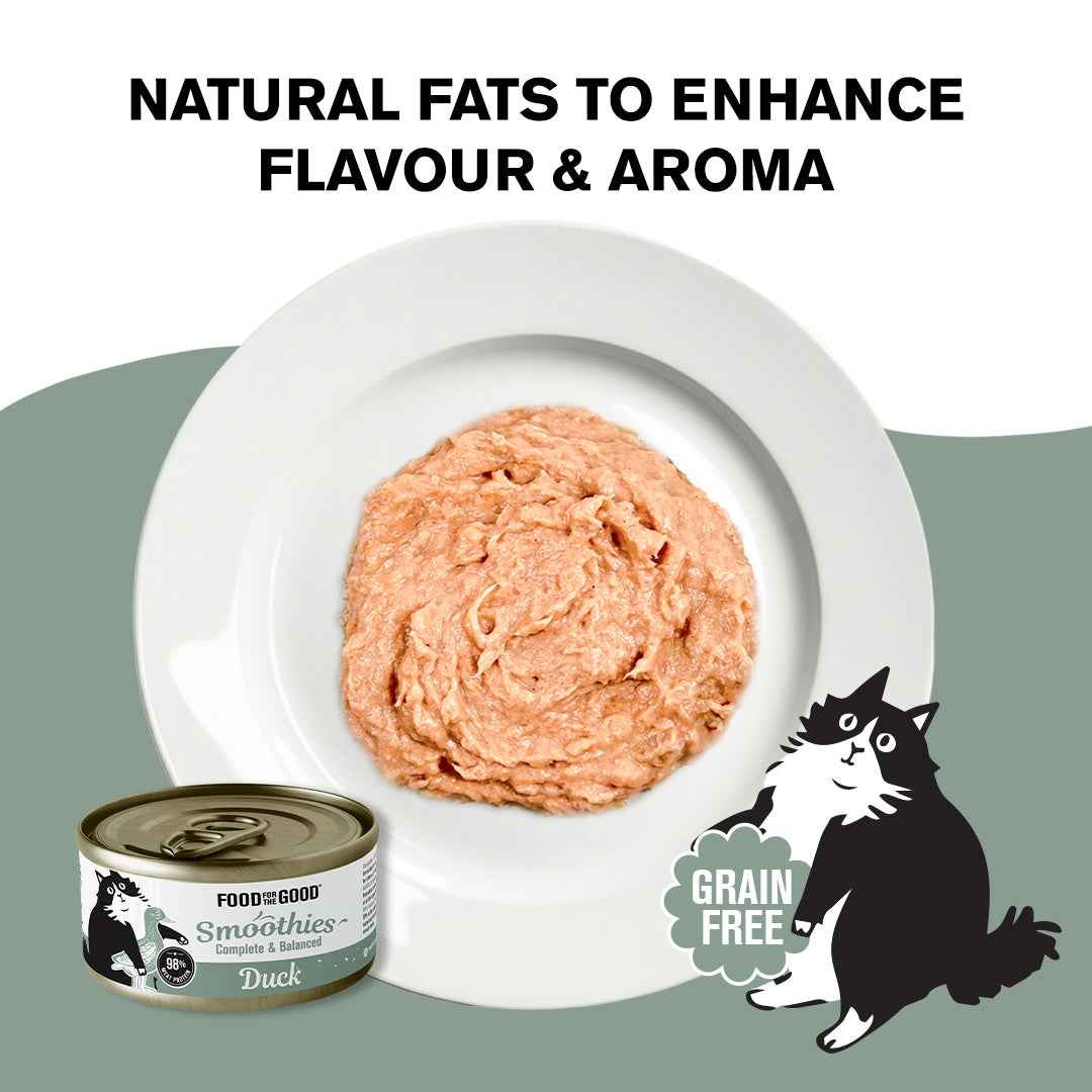 Food For The Good Smoothies | Duck Cat Canned Food (80g)