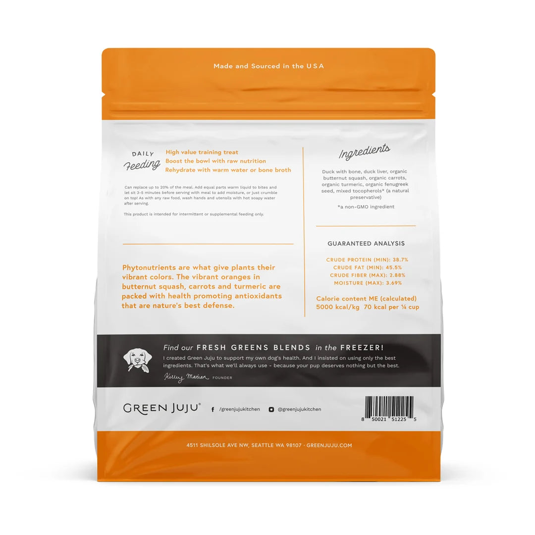 Duck Orange Freeze Dried Whole Food Bites