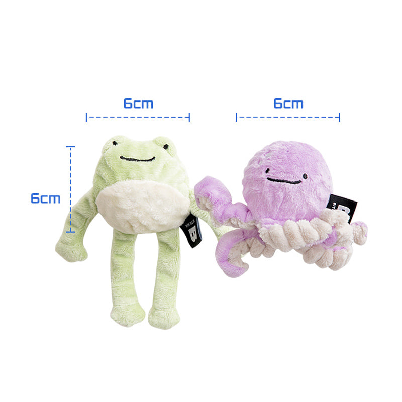 Long Hands Dog Ball Toy (Frog, Octopus)