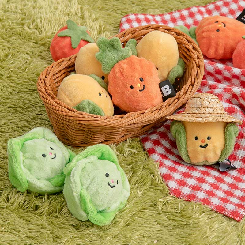 Vegetable Ball Dog Toy (Set of 2)