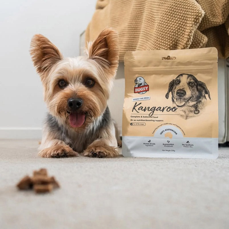 Bugsy's Kangaroo Air-Dried Dog Food (2 Sizes)