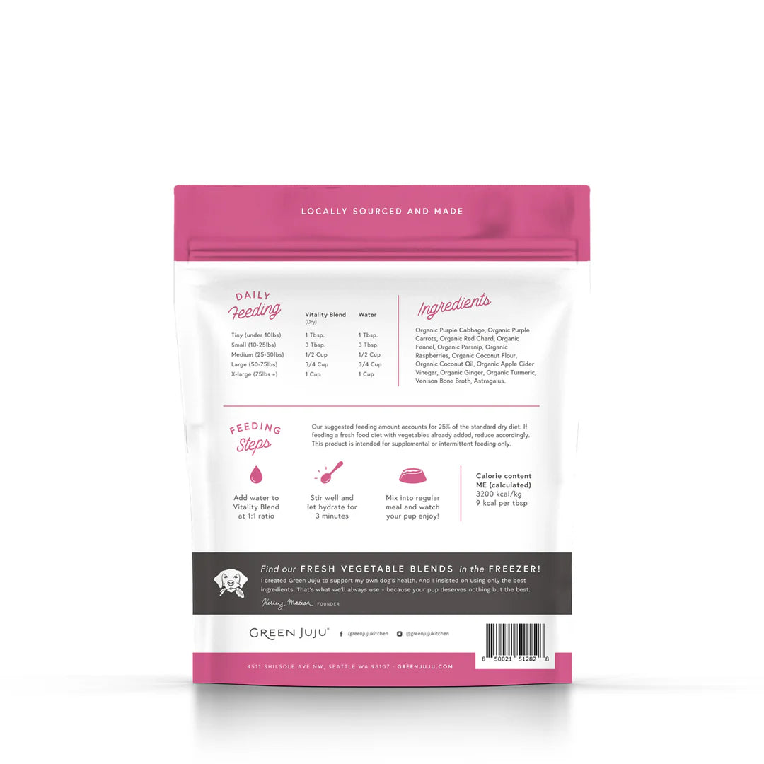 Freeze-Dried Vitality Blend with Astragulas Food Topper