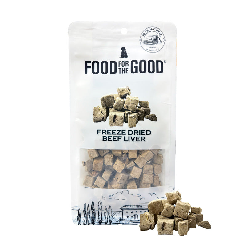 Freeze Dried Beef Liver Treats For Dog & Cat (80g)