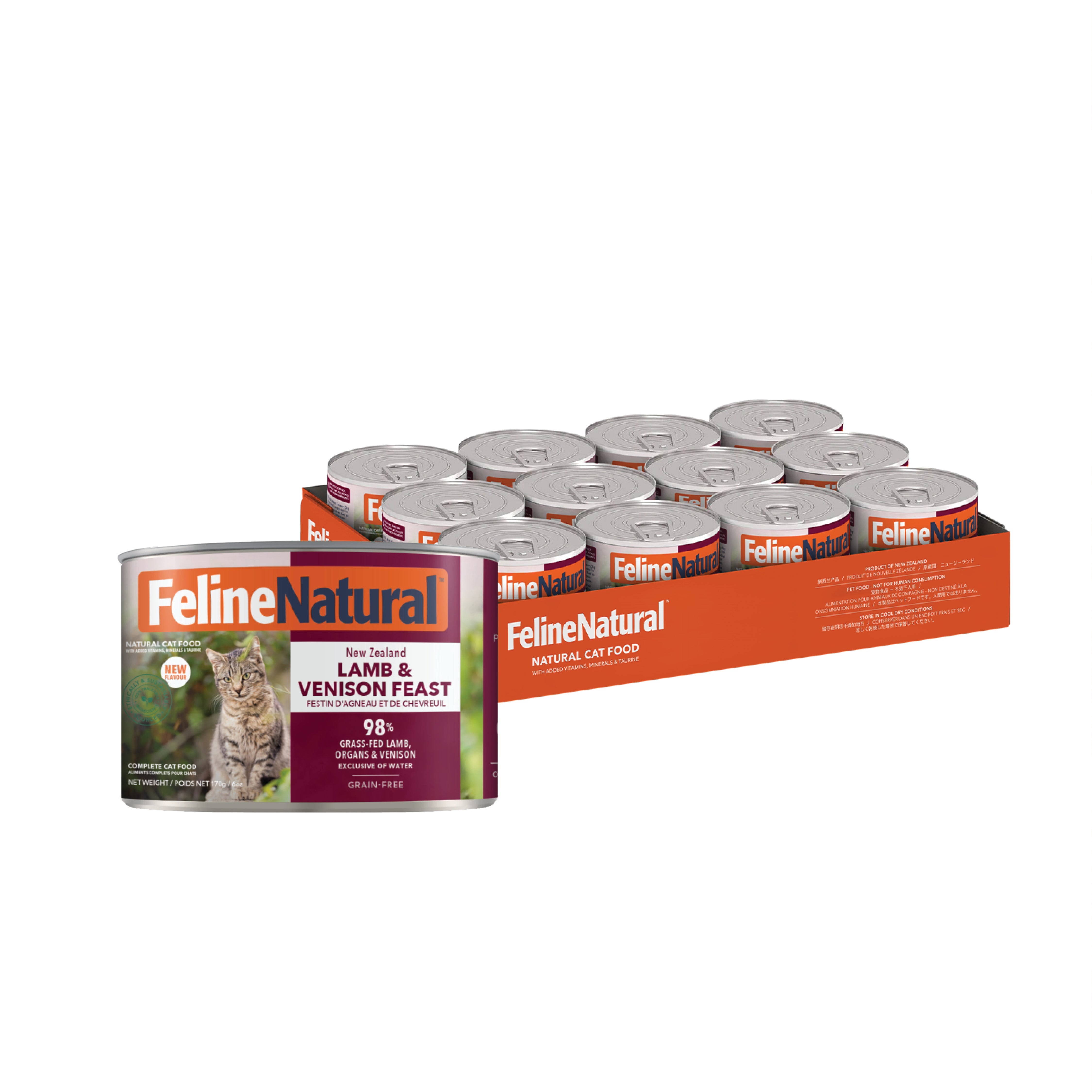 Lamb & Venison Canned Cat Food (170g)