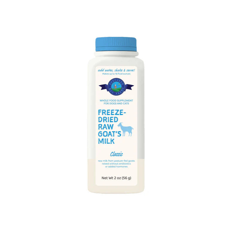 Shepard boy farm freeze-dried raw goat's milk creatureland