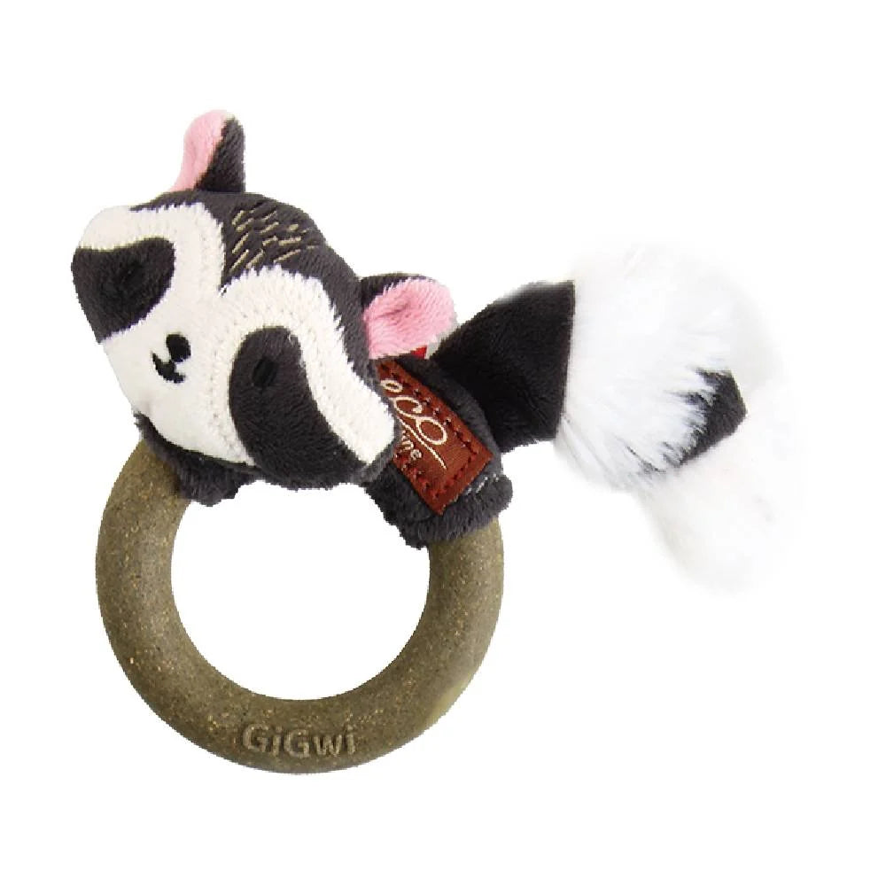 Eco Catch & Scratch Silvervine Ring Cat Toy - Raccoon