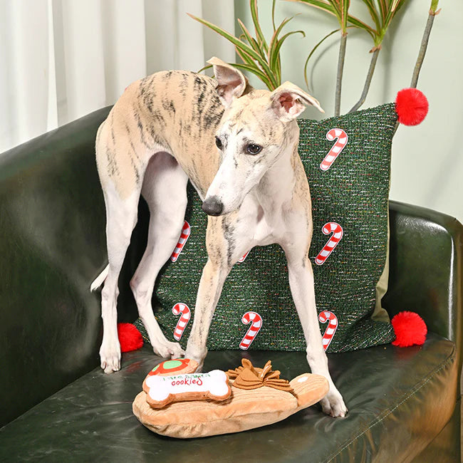 Happy Woofmas — Cookie Board Puzzle Hunting Toy