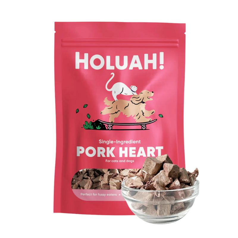 Freeze Dried Pork Heart Cats & Dogs Treats (70g)