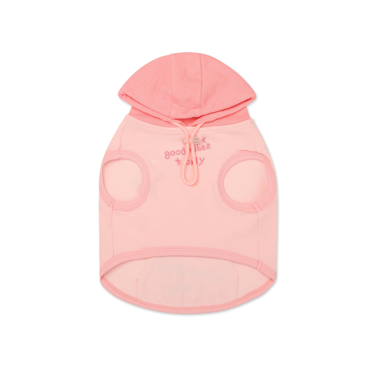 Good Vibes Pink Hoodie-1