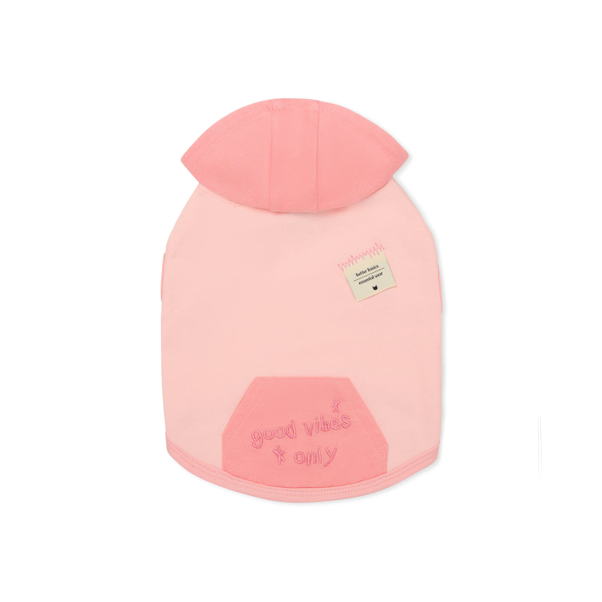 Good Vibes Pink Hoodie-2
