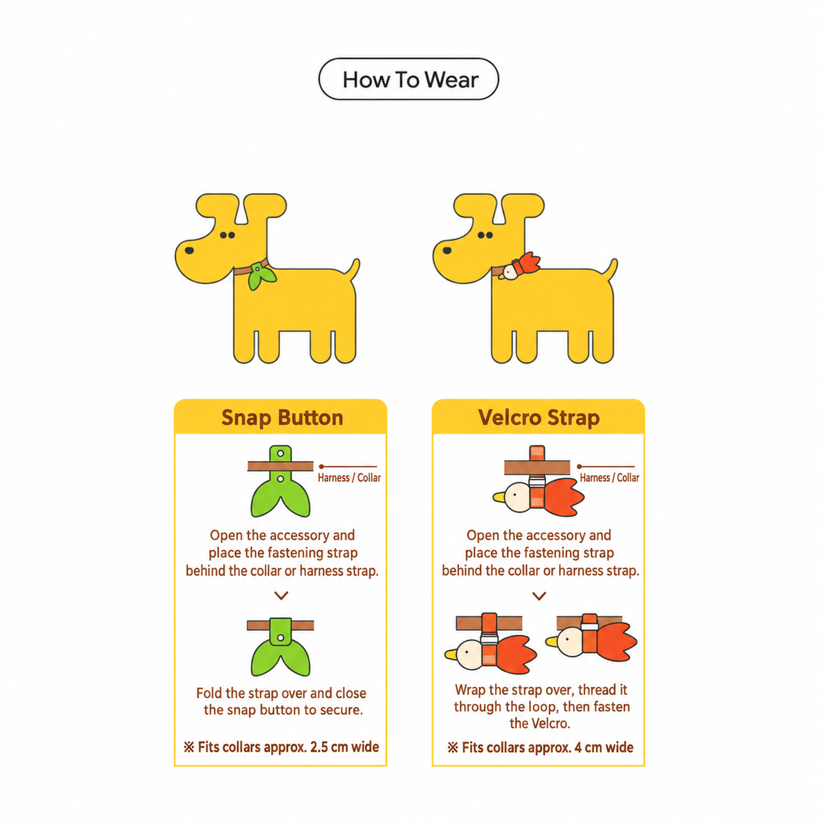 Winter Night Pet Collar Clip (Bow)