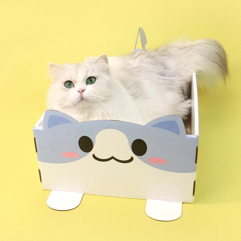 Meow Box Cat Scratcher (3 Designs)