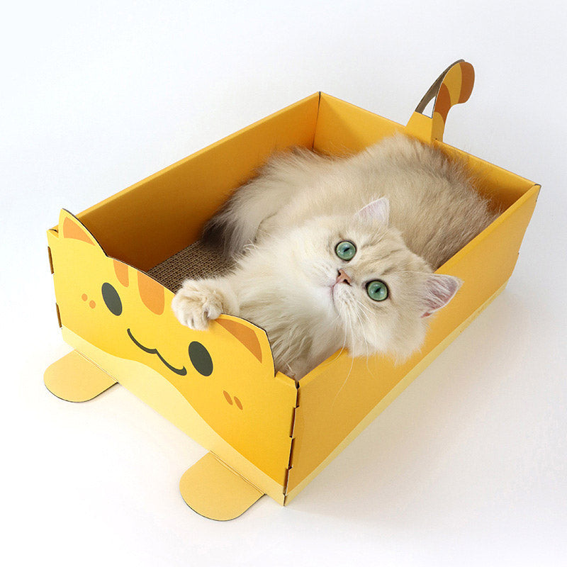 Meow Box Cat Scratcher (3 Designs)