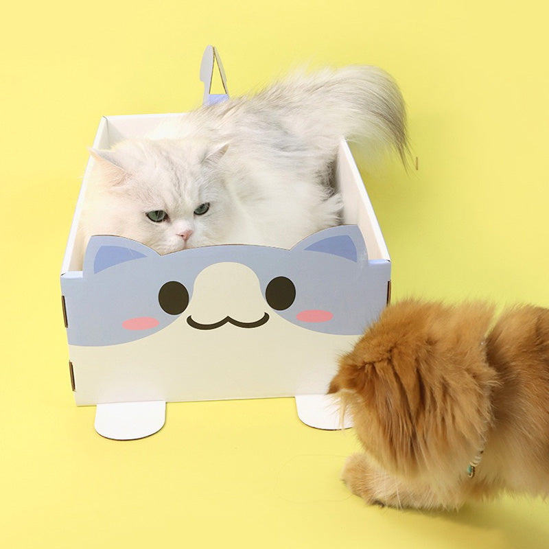 Meow Box Cat Scratcher (3 Designs)