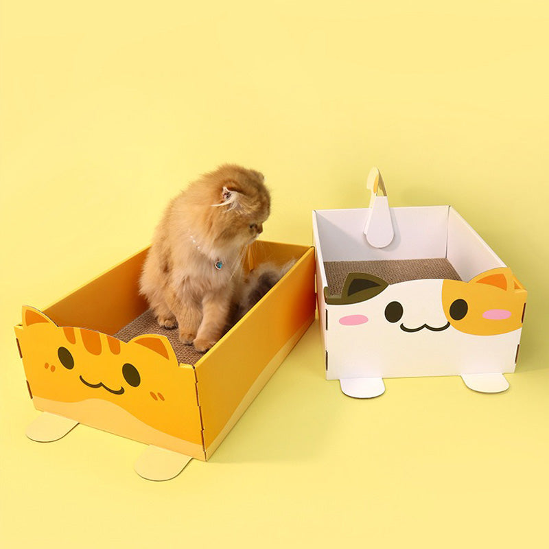 Meow Box Cat Scratcher (3 Designs)