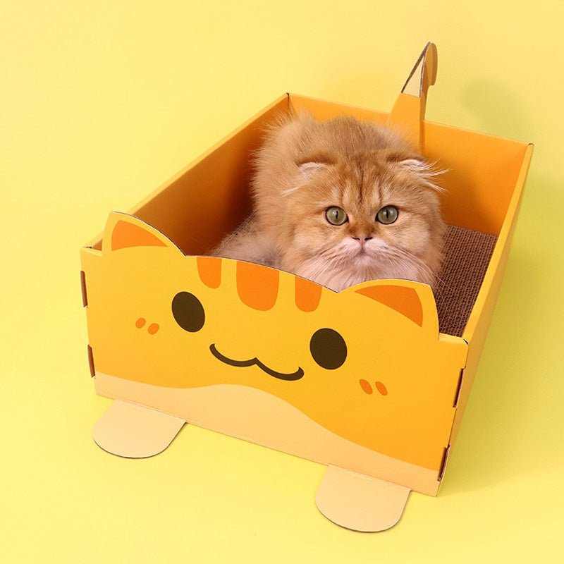 Meow Box Cat Scratcher (3 Designs)