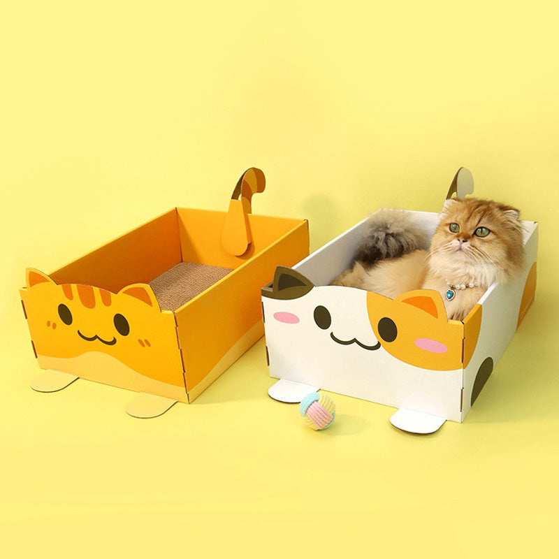 Meow Box Cat Scratcher (3 Designs)