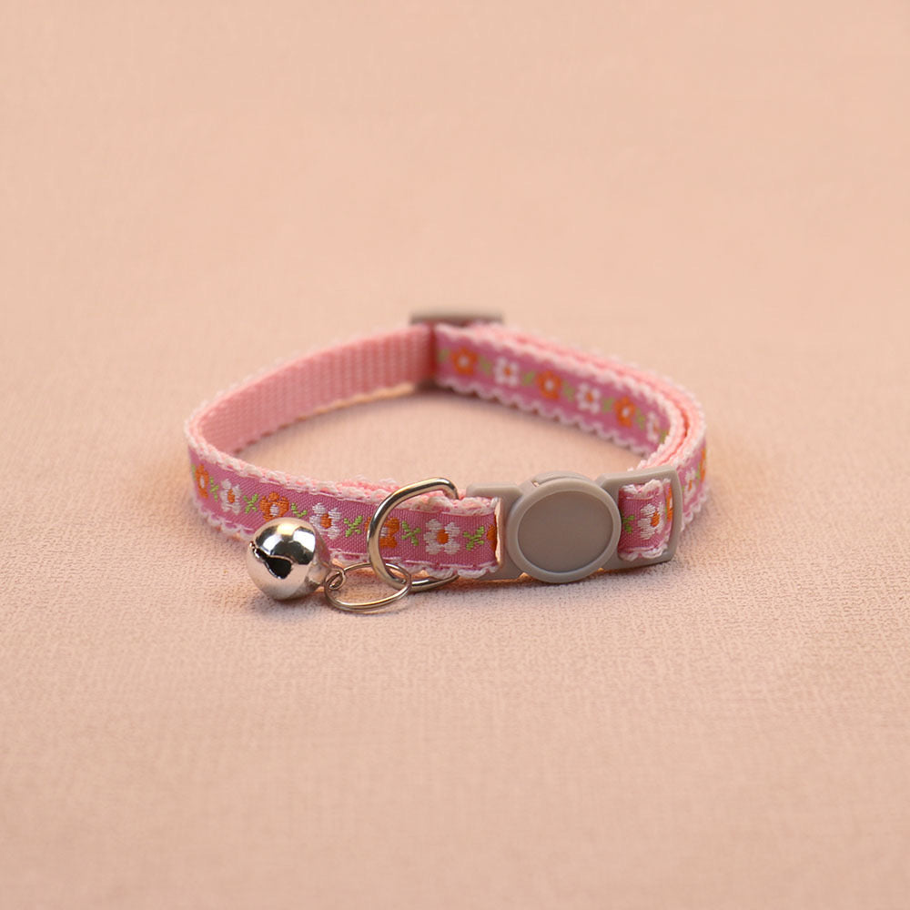 Daisy Chain Cat Collar (12 Colours)