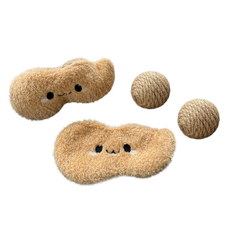 Peanut Sisal Ball Cat Toy