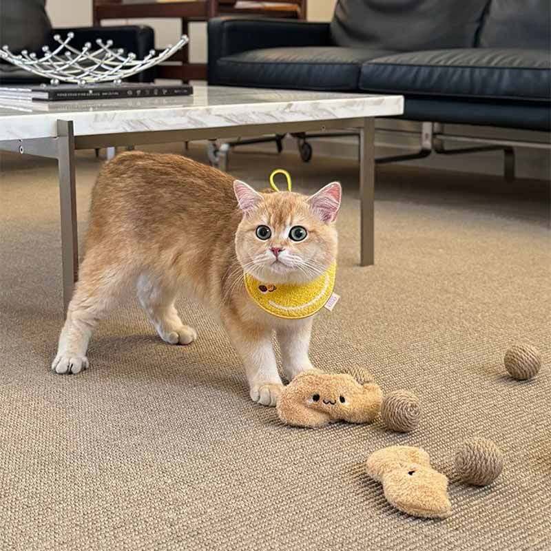 Peanut Sisal Ball Cat Toy