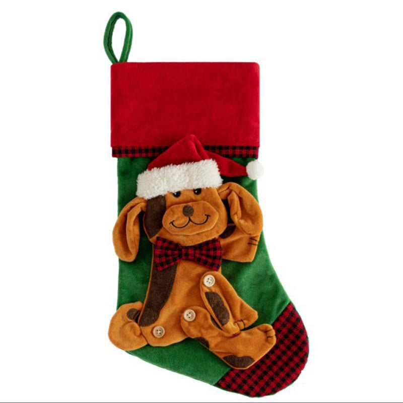 Santa Stocking (Cat and Dog)
