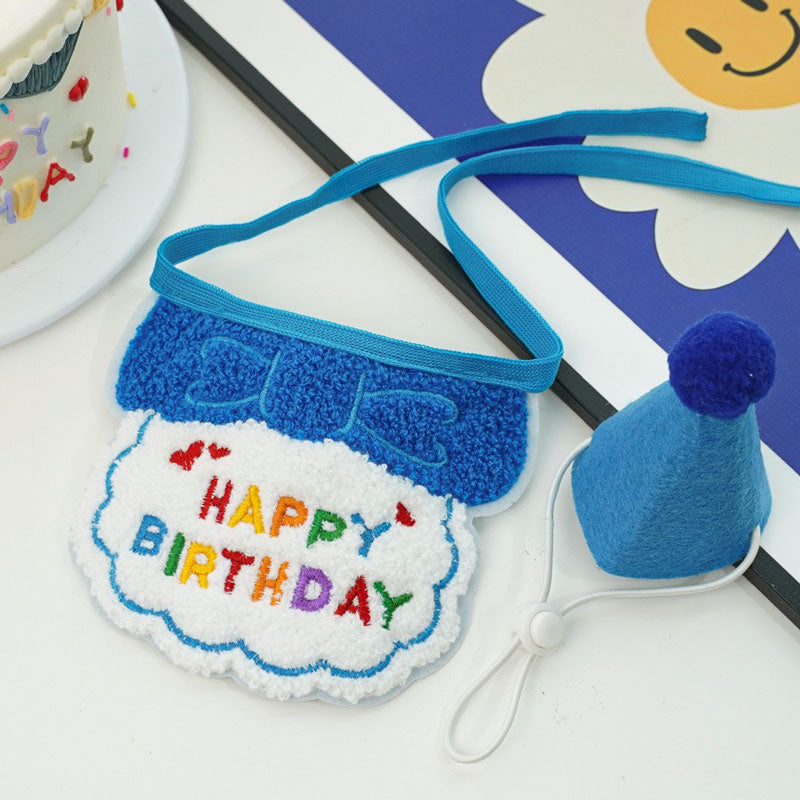 Birthday Party Hat & Bib Set (8 Colours)