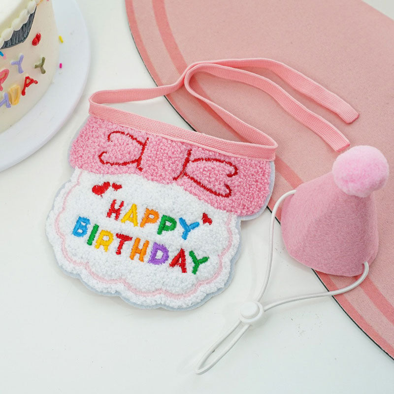 Birthday Party Hat & Bib Set (8 Colours)