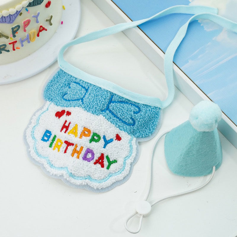 Birthday Party Hat & Bib Set (8 Colours)