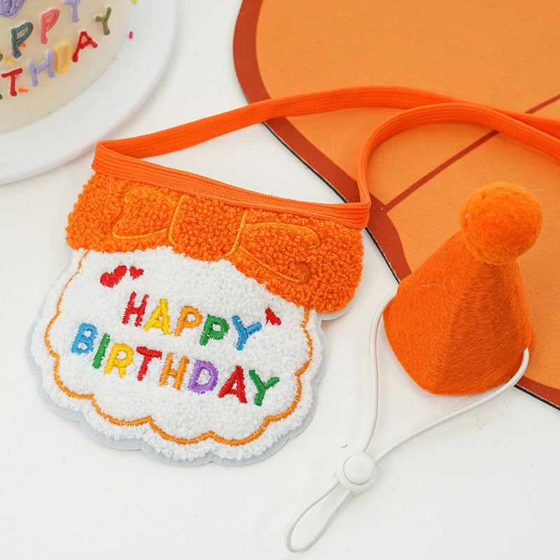 Birthday Party Hat & Bib Set (8 Colours)