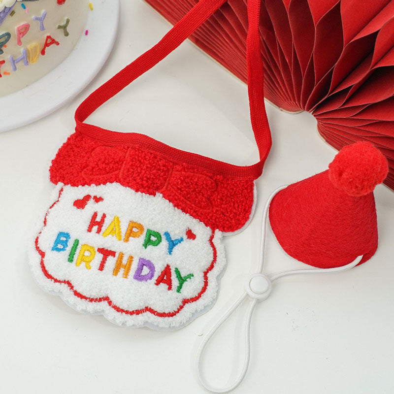 Birthday Party Hat & Bib Set (8 Colours)