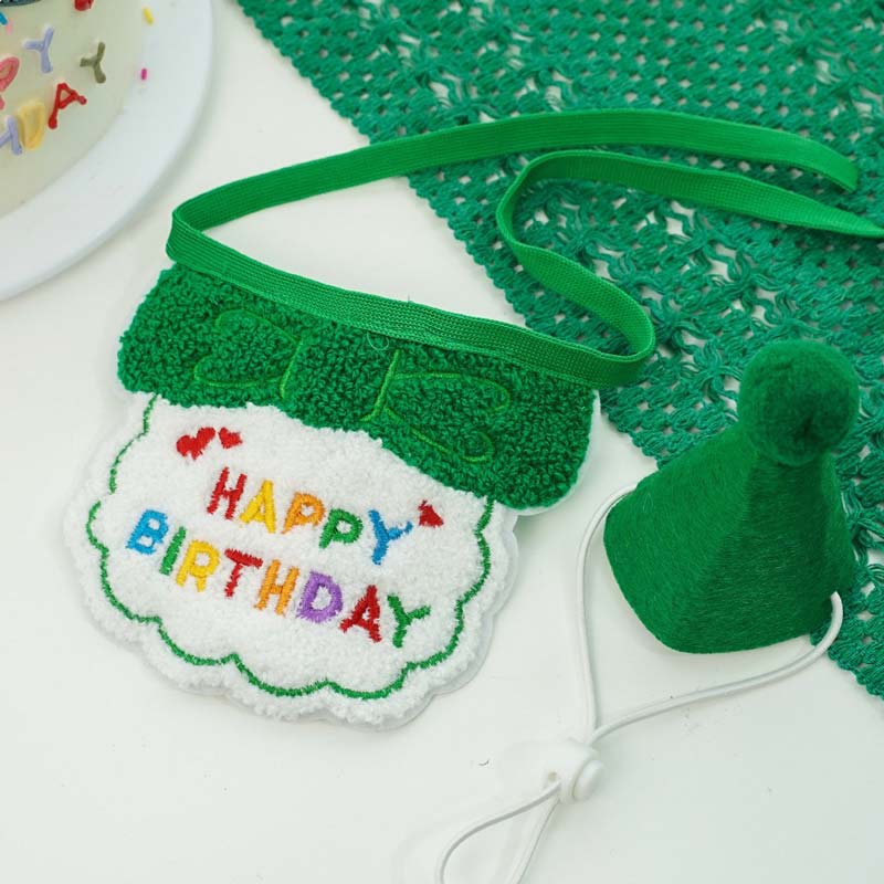 Birthday Party Hat & Bib Set (8 Colours)