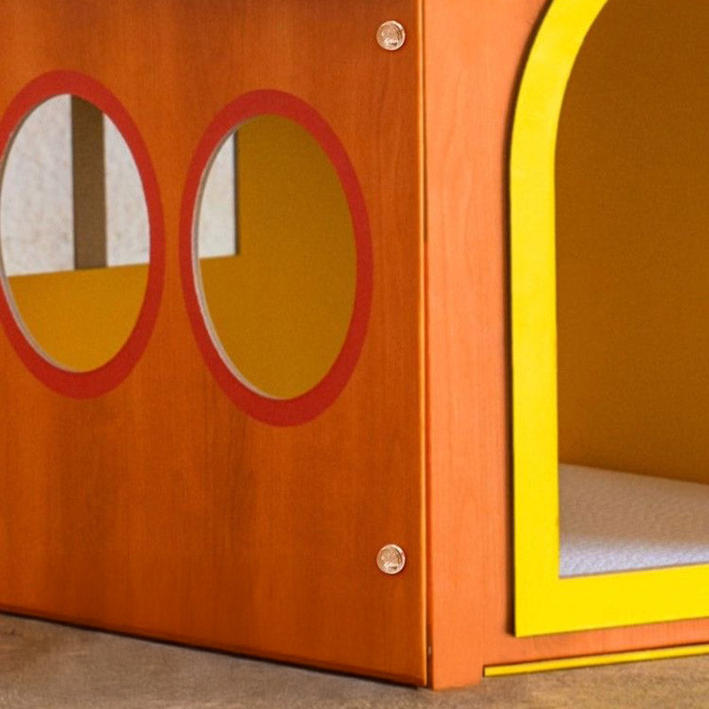 Retro Playhouse Cat House Scratcher