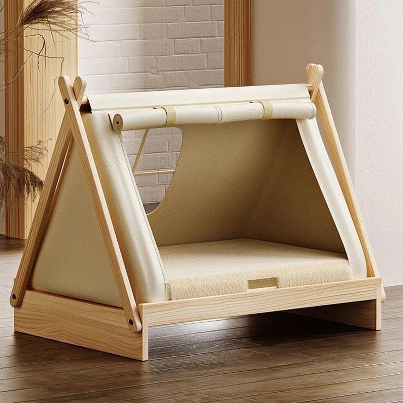 wood tent house Wooden Tent Pet House